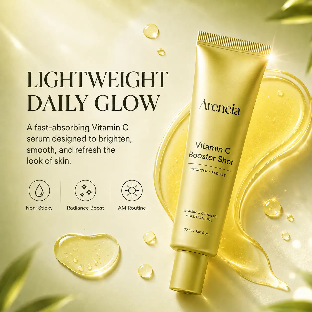 Vitamin C Booster Shot Serum 5% + Glutathione | Arencia